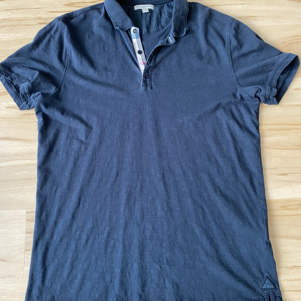 Black men’s Burberry Polo